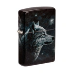 Lighter ZIPPO - WOLVES DESIGN TUMBLED CHROME*