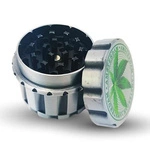 Tobacco grinder - Silver leaf