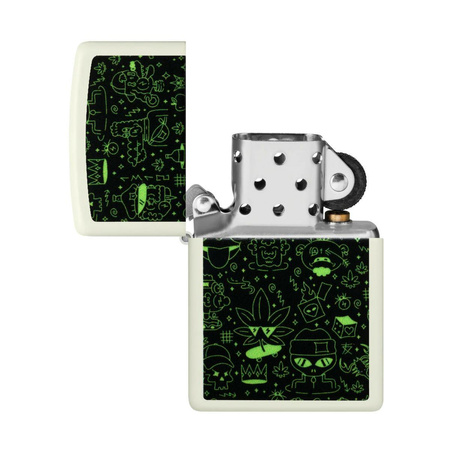Feuerzeug ZIPPO - DOODLE CANNABIS
