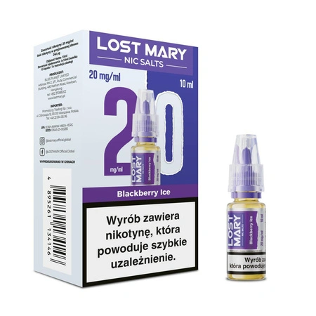 Liquid Lost Mary 10ml - Blackberry Ice 20mg
