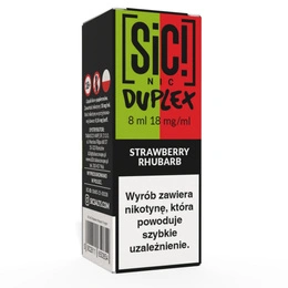 E-Liquid SIC! NIC 8ml - Strawberry Rhubarb 18mg