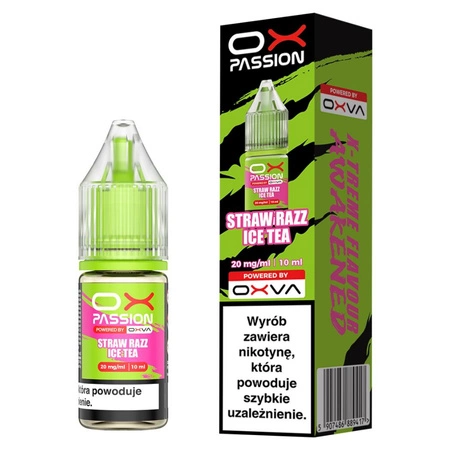 E-liquid OX Passion 10ml - Straw Razz Ice Tea 20mg