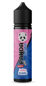 Longfill Panda Double 10/60ml - Lychee Borówka