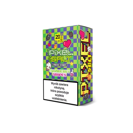 E-Liquid PIXEL Salt 10ml - Cranberry Grapes 20mg