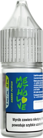 Liquid MENTHOLOVE 10ML - Green Fusion 3mg