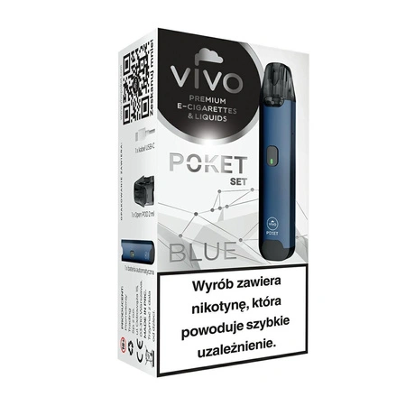 E-Papieros POD VIVO Poket Open Blue bez grzałki