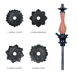 Hookah Stem Karma 3.0 Mini Stripe Red