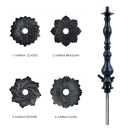 Wasserpfeife (Körper) Karma 0.0 Black