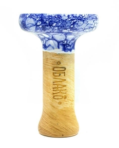Hookah Bowl Masta Oblako Black White Blue
