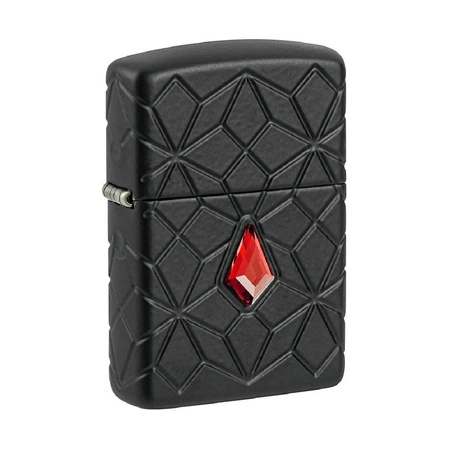 ZIPPO - Diamond Pattern Black Matte