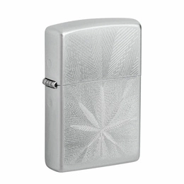 Lighter ZIPPO - CANNABIS SATIN CHROME