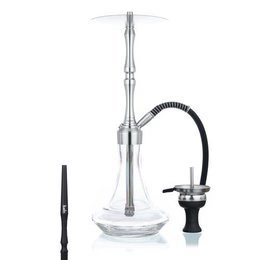 Waterpipe Aladin Rocket Silver Clear
