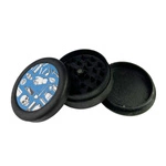 Zestaw Super Heroes Fajka Bongo Transparent, Młynek, Fajeczka