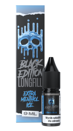Longfill Dark Line Black Edition 9ml - EXTRA MENTHOL ICE