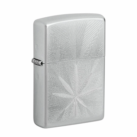 Zapalniczka ZIPPO - CANNABIS SATIN CHROME