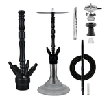 Wasserpfeife Jookah Aluriium NR. 03 Big Size - Black/Blue Glow