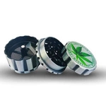 Tobacco grinder - Silver leaf