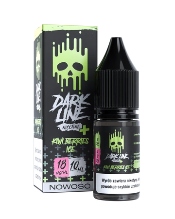 E-liquid Dark Line Nicotine+ 10ml - Kiwi Berries Ice 18mg