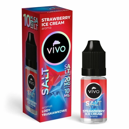 Liquid VIVO Salt 10ml - Strawberry Ice Cream 20mg