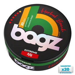 Saszetki nikotynowe BAGZ Herbal Bomb 5/6 EXTREME