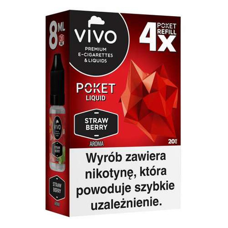 Liquid Vivo Poket - Strawberry 20mg (8ml)