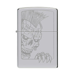 Feuerzeug ZIPPO - MOHAWK SKULL CHROME