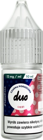 Liquid DUO 10ml - Czarna Porzeczka Liczi 12mg