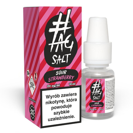 Liquid #TAG Salt Sour 10ml - Strawberry 20mg