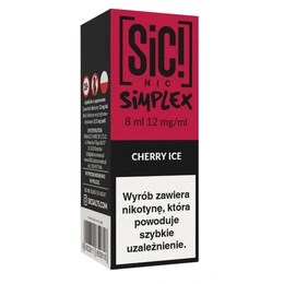 E-Liquid SIC! NIC 8ml - Cherry Ice 12mg