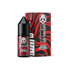 E-liquid Panda Salt 10ml - Granat Czarny Bez 20mg