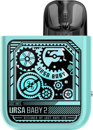 E-Zigarette POD Lost Vape Ursa Baby 2 - Pop Blue x Time Gear