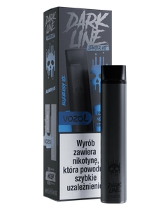 E-Zigarette Dark Line Black 2ml - Blueberry Ice 20mg