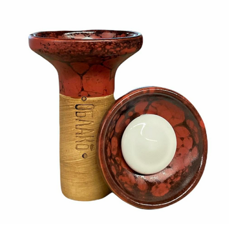 Kopf Oblako Flow - White on Red/Black