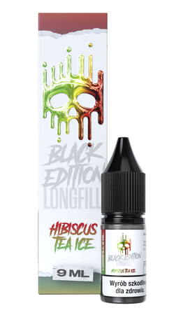 Longfill Dark Line Black Edition 9ml - HIBISCUS TEA ICE