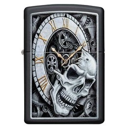 ZIPPO - SKULL CLOCK