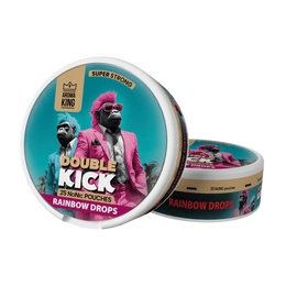 Nicotine Pouche Aroma King NoNic Double Kick - Rainbow Drops 10mg