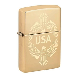 ZIPPO - Usa Design Brass High Polished