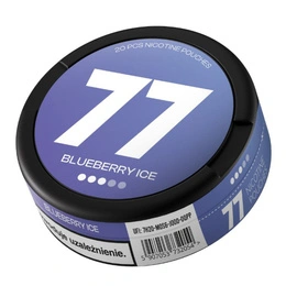 Nicotine pouches 77 Blueberry Ice 10,4mg
