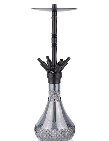 Fajka Wodna WD Hookah Alu Black A40B-7 Grey