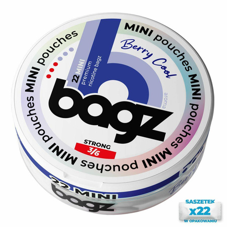 Nikotinbeutel BAGZ Berry Cool STRONG Mini 3/6 8mg