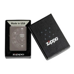 ZIPPO - Skull Mandala Black Ice