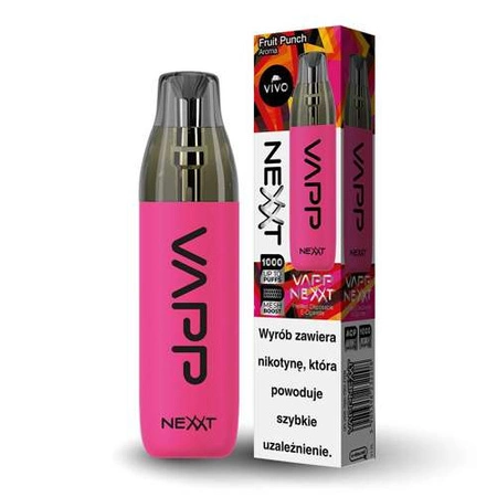 E-papieros Jednorazowy VIVO VAPP NEXXT Fruit Punch 20mg