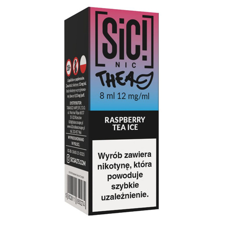 Liquid SIC! NIC 8ml - Raspberry Tea Ice 12mg