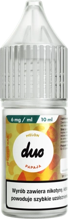 E-liquid DUO 10ml - Melon Papaya 6mg