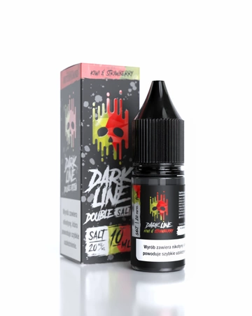 Liquid Dark Line Double Salt 10ml - Kiwi Strawberry 20mg