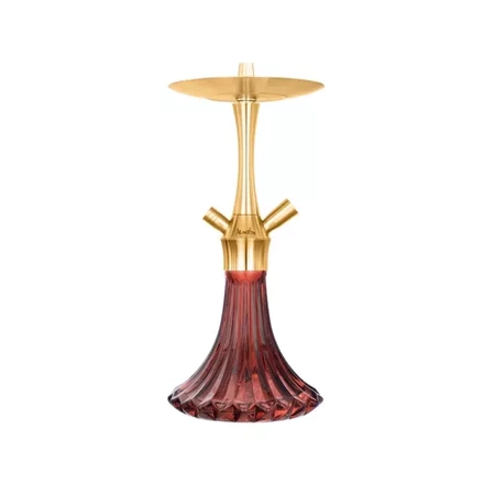 Fajka Wodna Aladin MVP A36 Złoty Ciemno Czerwony