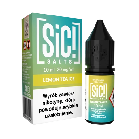 E-liquid SIC! Salt 10ml - Lemon Tea Ice 20mg