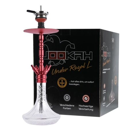 Waterpipe Jookah Under Royal L Red