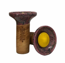 Hookah Bowl Oblako Flow Yellow On Garnet