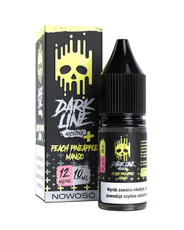 Liquid Dark Line Nicotine+ 10ml - Peach Pineapple Mango 12mg